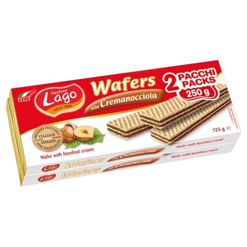 Elledi Lago Double Pack 250g | 125g X 2 | (10 Packets, Wafer with Hazelnut cream)