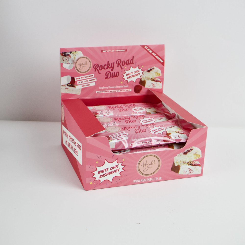 12x40g Rocky Road Duo Bars (One Size, White Chocolate Raspberry)