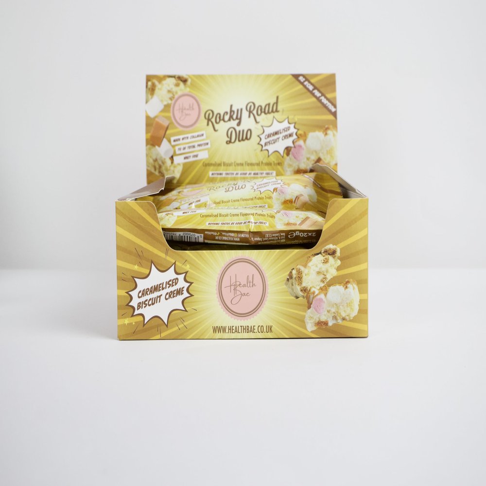 12x40g Rocky Road Duo Bars (One Size, Caramelised Biscuit Creme)