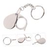 FRCOLOR Portable Foldable Magnifier Keychain Loupe Magnifying Keyrings for Reading Text Keychain Magnifier for Keys Foldable to Carry in Pocket Bag view 4
