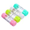 Healvian Rgp Contact Lens Storage Box 4pcs Set Pink White Blue Green Hard Protective Lens Case Travel Portable for Daily view 1