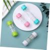Healvian Rgp Contact Lens Storage Box 4pcs Set Pink White Blue Green Hard Protective Lens Case Travel Portable for Daily view 2