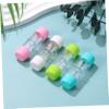 Healvian Rgp Contact Lens Storage Box 4pcs Set Pink White Blue Green Hard Protective Lens Case Travel Portable for Daily view 4