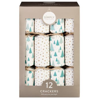 Christmas Crackers 12 X 12" - White - Crack Open Some Fun And Joy Around The Christmas Dinner Table With These Family Christmas Crackers - Size: 12" (Approx.)