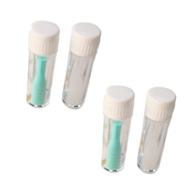 FRCOLOR 4pcs Gentle Lens Remover Scratch Eraser Tool Suction Stick for Contacts Glasses White Green