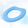 FOMIYES Toilet Seat Cover Thickening Eva Warm Paste Type Toilet Pad Supplies for Home Bathroom Blue view 2