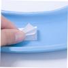 FOMIYES Toilet Seat Cover Thickening Eva Warm Paste Type Toilet Pad Supplies for Home Bathroom Blue view 3