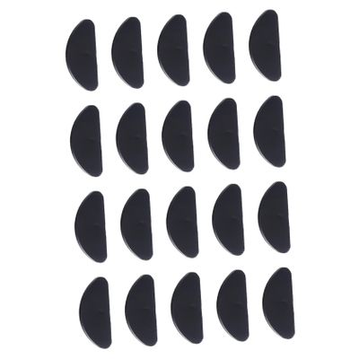 minkissy 25pairs Silicone Nose Pads for Glasses Nonslip Grip Easy to Apply Increase Fit for Frames