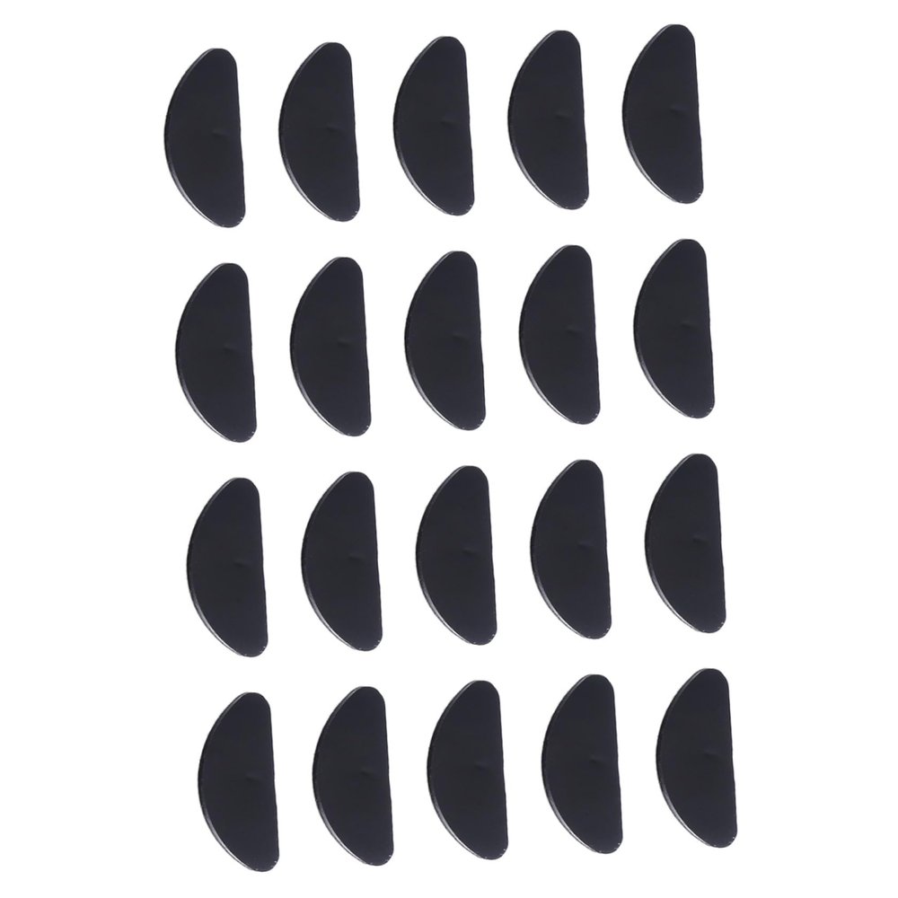 minkissy 25pairs Silicone Nose Pads for Glasses Nonslip Grip Easy to Apply Increase Fit for Frames