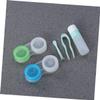 Beavorty 2pc Lens Case Storage Jar Double Boxes for Contacts Glasses Pouch Lens Holder Beautiful Replacement Every Months view 4