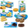 Gulon Sugar Free Digestive,Shortbread,Wafer,Chocolate Chip Biscuits Collections - Diabetic friendly & No Added Sugar Biscuits - 5 x Types of Biscuits Packs view 1