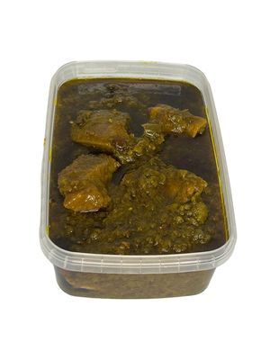 Ayamase Green Pepper Stew | Authentic Nigerian Ofada Sauce with Green Peppers, Onions, Palm Oil & Local Spices | 1 Litre