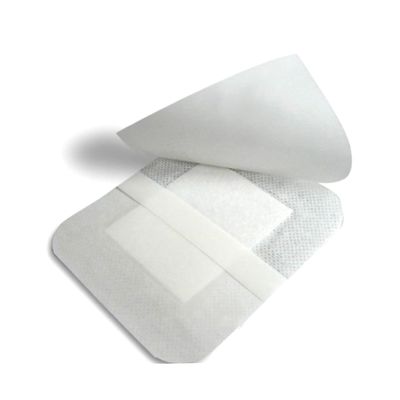 minkissy 10pcs Non-Woven Adhesive Wound Dressing Breathable Gauze for Abrasions Cuts Burns Blisters Post