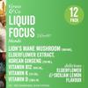 Grass & Co. Nootropics Drinks with Lion's Mane (1000mg), Omega-3, Ginseng, Vitamin B12 & More | Liquid Focus | Elderflower & Sicilian Lemon | Lightly Sparkling | Vegan | 12 x 250ml Cans view 3