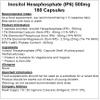 Inositol Hexaphosphate (IP6) 500mg Capsules - Vegan - Non GM (180 Capsules) view 2