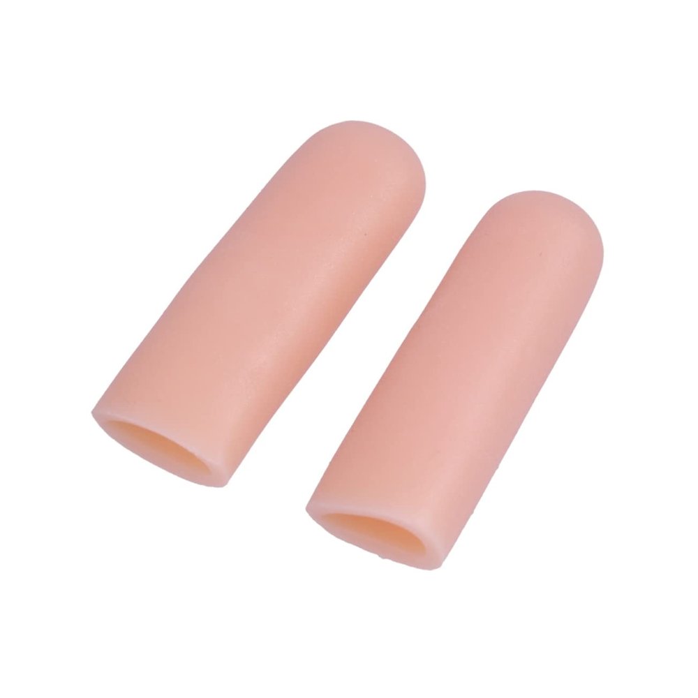 minkissy Grade Finger Sleeves 12 Pack Gel Finger Protectors for Calluses and Hammertoes Suitable for All Ages