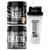 Bundle Warrior Rage Pre-Workout 392g + Creatine Monohydrate Powder 300g + Shaker 600ml - Improve Physical Performance and Recovery (Krazy Cola) view 1