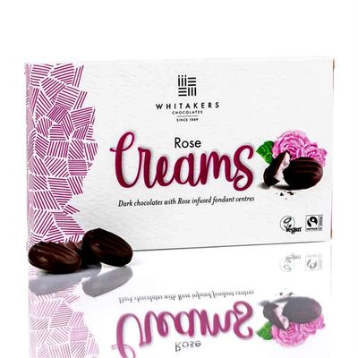 Whittakers Assorted Creams - Variety of Flavors Including - Luxurious Cream - Filled Chocolates (3, Rose Creams 150g)
