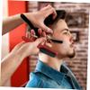 IWOWHERO Men's Beard Brush Natural Pig Bristles Solid Wood Handle Styling Brush Beard Accessories Personal Care Tool view 3