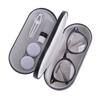 Healvian Double Layers Glasses Case for Eyewear Protector Compact Flat Design Sunglasses Box Stylish Eyeglasses Case Without Glasses Included view 1
