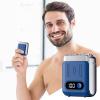 Electric Beard Trimmer, Portable Electric Shaver, Waterproof Beard Trimmer, Usb Rechargeable Shaver, Wet and Dry Electric Shaver, Pocket-Size Men's Shaver, Travel Beard Trimmer for Men view 3
