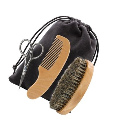 HAPINARY Beard Care Kit for Men Beard Shaving Tool Scissors and for Daily and Maintenance