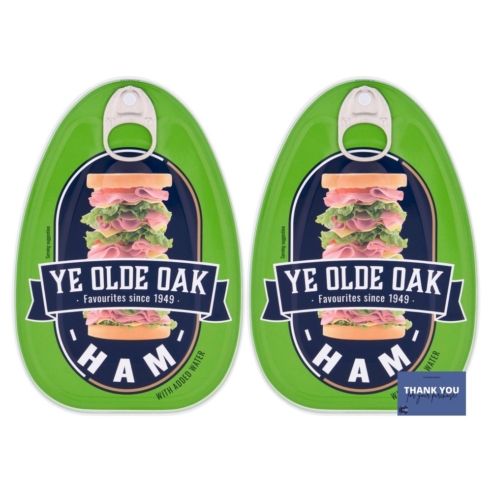 Ye Olde Oak Gammon Ham 325g (2 Pack) - Premium Quality Canned Ham for Versatile Meals