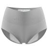 Period Panties Heavy Flow Absorbent Leak Proof Crotch Extra Protection Teenage Girls Briefs Cotton Underwear Soft Knickers Gray XXL view 1