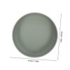 minkissy Silicone Handicapped Dish Elderly Care Plate Spill Scoop Plate Suction Bowl Easy to Clean Dishwasher Safe view 2