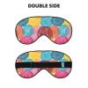 Holly Leaves and Berries Sleep Mask Double-Sided Eye Mask Soft Adjustable Sleeping Eye Covers for Sleeping Perfect Shading Reduce Eye Edema view 2