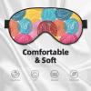 Holly Leaves and Berries Sleep Mask Double-Sided Eye Mask Soft Adjustable Sleeping Eye Covers for Sleeping Perfect Shading Reduce Eye Edema view 3