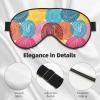 Holly Leaves and Berries Sleep Mask Double-Sided Eye Mask Soft Adjustable Sleeping Eye Covers for Sleeping Perfect Shading Reduce Eye Edema view 4
