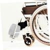 minkissy Wheelchair Accessories Universal Foot Pedal Safe Comfortable Wheelchair Footrest for Elderly Users view 4