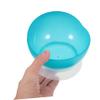 minkissy Elderly Suction Bowl with Non-Slip Base Durable Spill Adaptive Dish for Seniors Round Scoop Plate for Easy Self-Feeding and Independence view 3