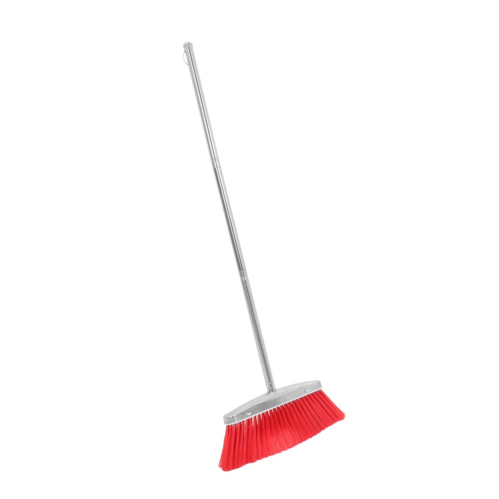 minkissy Commercial Cleaning Broom Long Handle Outdoor Broom for Concrete Courtyard Lawn Heavy Duty Indoor Dust Removal
