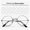 HAPINARY 10 Pairs Silicone Eyeglass Ear Grips and Cushions Anti-slip Temple Sleeves for Glasses, Eyewear Retainers to Keep Glasses from Sliding, Suitable for Thin Frames view 2