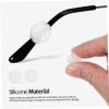HAPINARY 10 Pairs Silicone Eyeglass Ear Grips and Cushions Anti-slip Temple Sleeves for Glasses, Eyewear Retainers to Keep Glasses from Sliding, Suitable for Thin Frames view 3