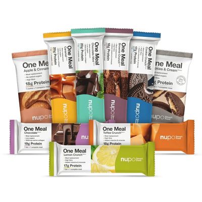 NUPO Slimming Bar Trial Package I Meal Replacement Bar I 8 Flavours I Low Calorie