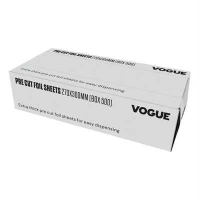 Vogue Foil Sheets - 270x300mm (Box 500)