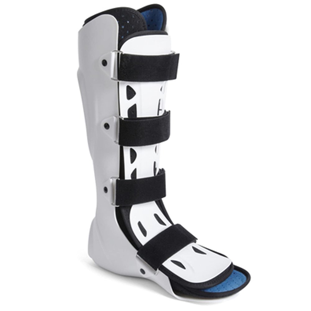 QXIWAOE Fracture Orthosis Boot Ankle Brace Length Calf Guard Non-Slip Sole Comfortable And Breathable For Ankle Injuries Fractures Sprains Fixed Injury (Right S)
