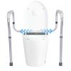 Toilet Grab Handles - Adjustable Toilet Hand Rail, Toilet Surround Safety Frame | Non Slip Toilet Aid Assist Rail, Aluminum Alloy Handicap Toilet Safety Rails for Disabled Elderly Pregnant Seniors view 1