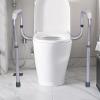 Toilet Grab Handles - Adjustable Toilet Hand Rail, Toilet Surround Safety Frame | Non Slip Toilet Aid Assist Rail, Aluminum Alloy Handicap Toilet Safety Rails for Disabled Elderly Pregnant Seniors view 2