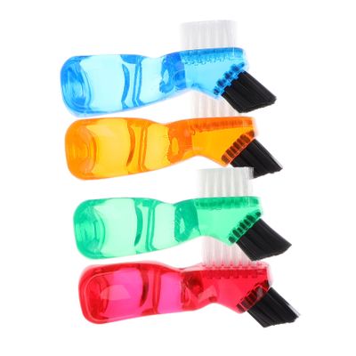 minkissy 4pcs Denture Toothbrush Interspace Brush Brushes Multipack Retainer Cleaner Soft Bristles Ergonomic Handle for Denture Cleaning