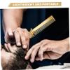 FOMIYES Men's Comb Beard Brush for Beard Grooming Dragon Pattern Zinc Alloy Folding Styling Tool view 3