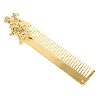 FRCOLOR Beard Comb for Men Wide Tooth Comb Men Beard Brush and Oil Metal Shaping Tool
