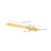 FRCOLOR Beard Comb for Men Wide Tooth Comb Men Beard Brush and Oil Metal Shaping Tool view 2
