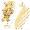 FRCOLOR Beard Comb for Men Wide Tooth Comb Men Beard Brush and Oil Metal Shaping Tool view 3