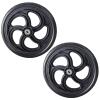 12 Inch Manual Wheelchairs Replacement Wheel, 12x1.75 Solid Rear Wheels for Wheelchair, Non-Inflatable Tire, Replaceable Wheelchair Accessories Parts (1 Set of 2) view 1