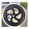 12 Inch Manual Wheelchairs Replacement Wheel, 12x1.75 Solid Rear Wheels for Wheelchair, Non-Inflatable Tire, Replaceable Wheelchair Accessories Parts (1 Set of 2) view 3