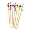 HAPINARY 12pcs Cartoon Doll Ear Cleaner Set Wooden Ear Picks Wax Removers Adorable Hanging Wax Cleaning Tools and Travel Use Random Color view 1